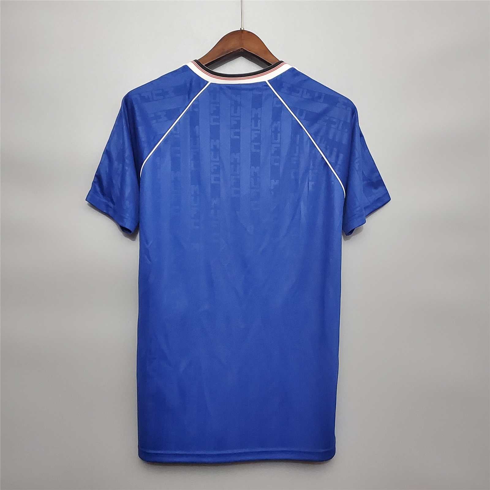 Man. United Maglia Away Blue 1988/89 - NO NOME NO NUMERO - XL