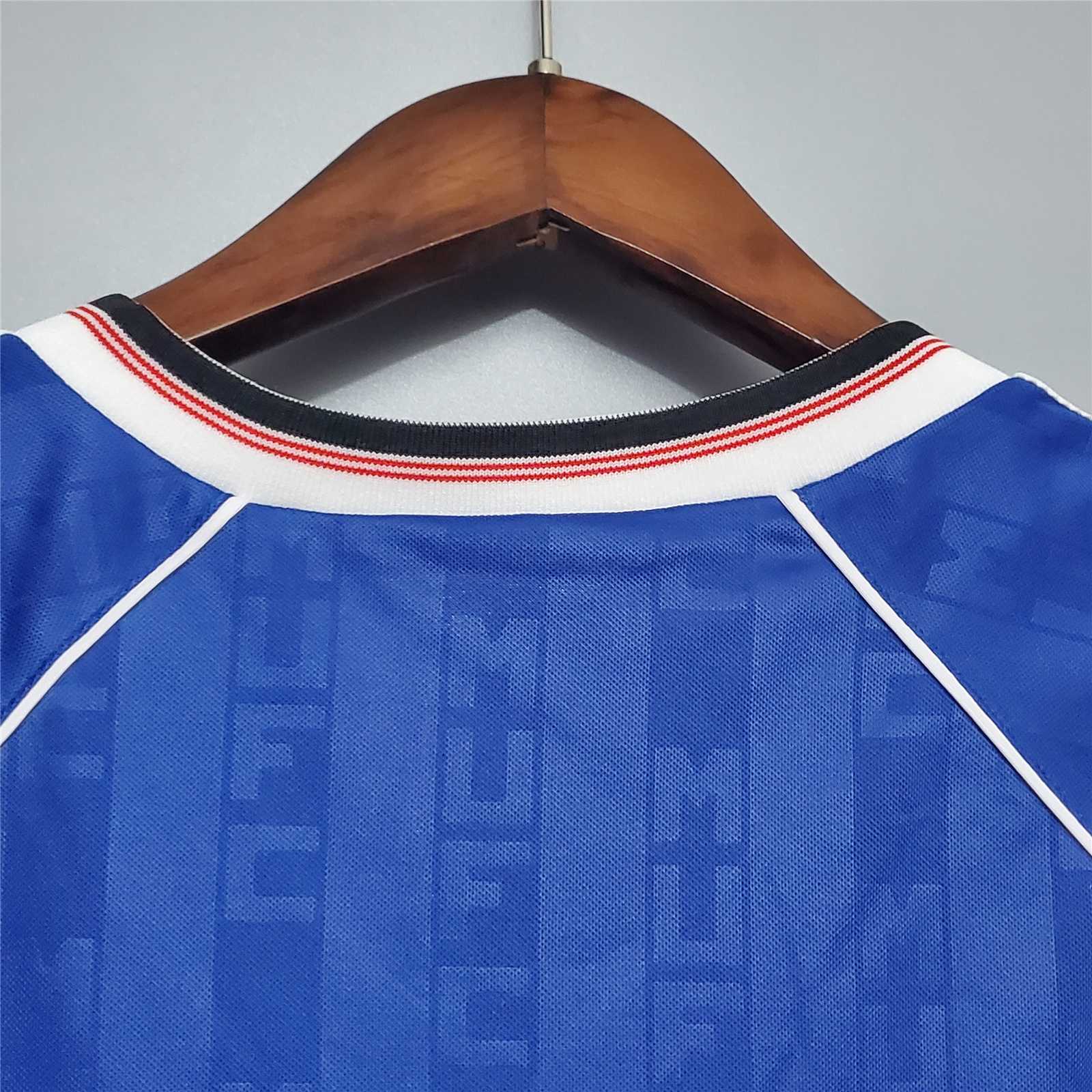 Man. United Maglia Away Blue 1988/89 - NO NOME NO NUMERO - L